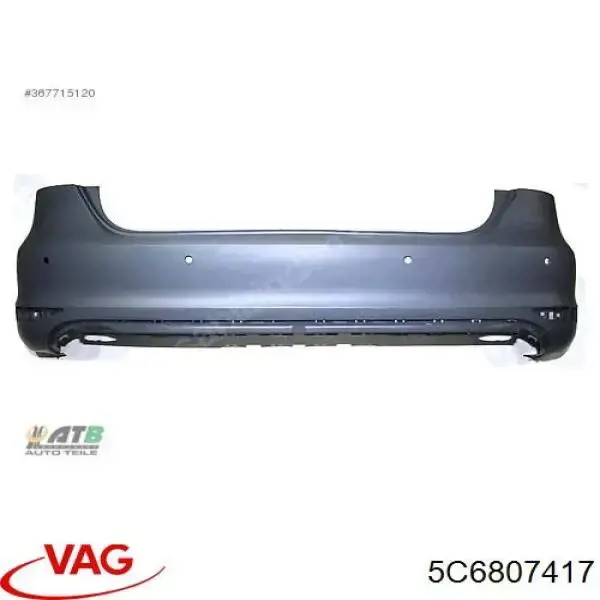 Paragolpes VAG 5C6807417GRU precio, desde 107,20 EUR