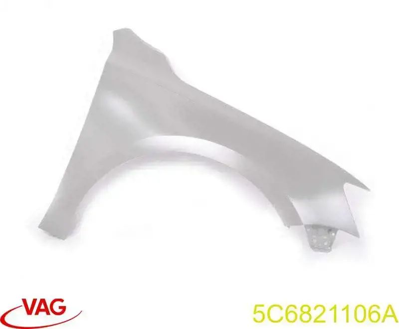 Guardabarros delanteros derecho VAG 5C6821106A precio, desde 64,02 EUR
