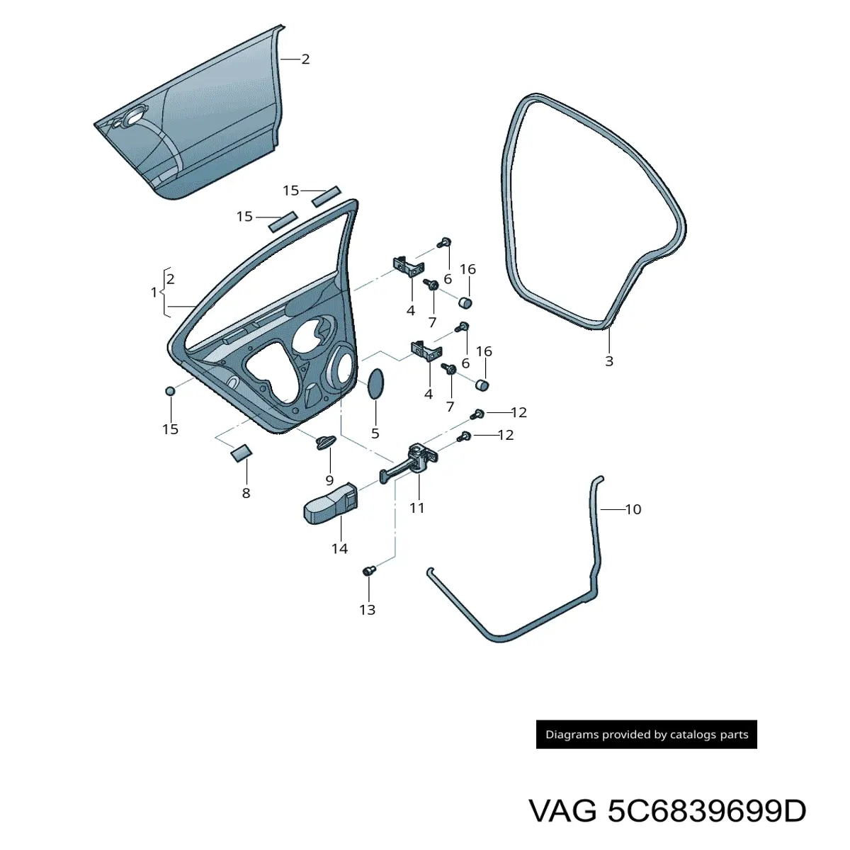  VAG 5C6839699D precio, desde 60,62 EUR