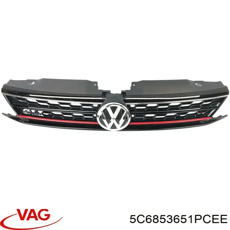 Rejilla delantera VAG 5C6853651PCEE precio, desde 73,66 EUR