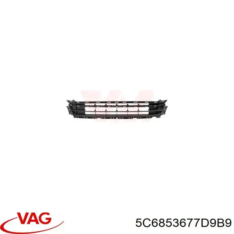 95032725 Polcar Rejilla de ventilación, parachoques delantero, central