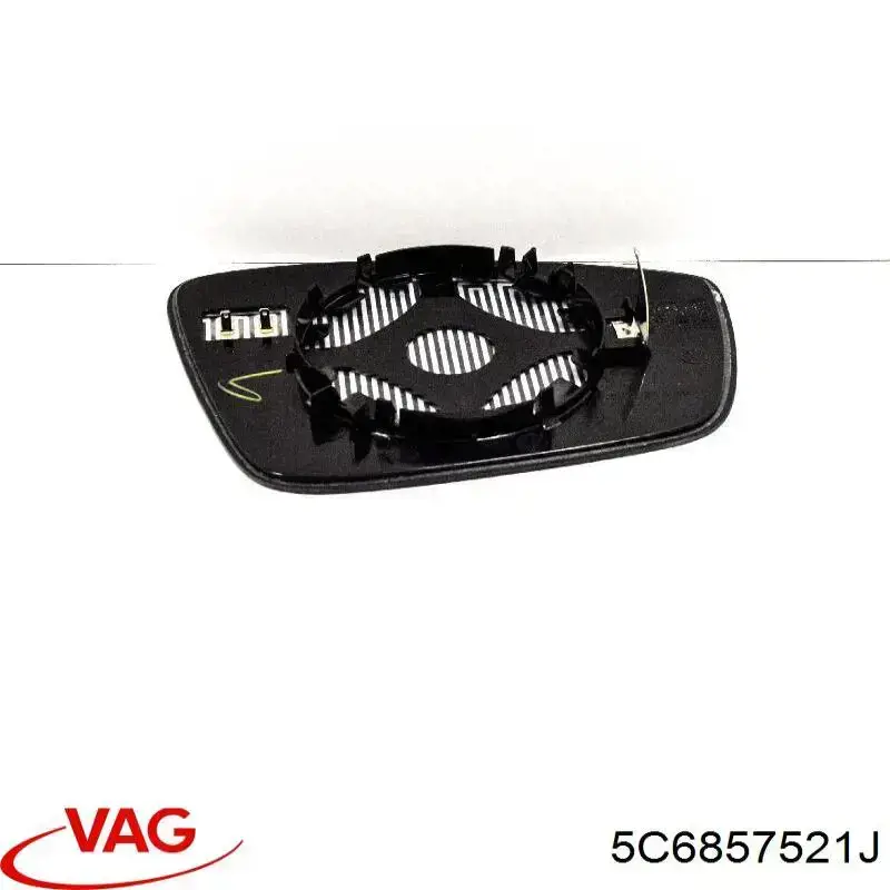 Comprar 5C6857521J VAG Cristal de espejo retrovisor exterior izquierdo