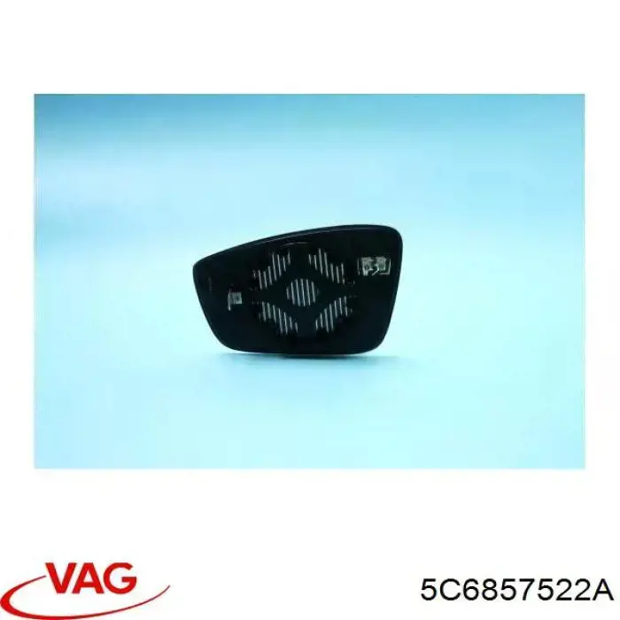Cristal de espejo retrovisor derecho VAG 5C6857522A precio, desde 87,76 EUR