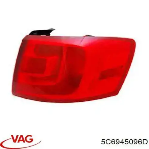 Piloto trasero exterior derecho VAG 5C6945096D precio, desde 103,09 EUR