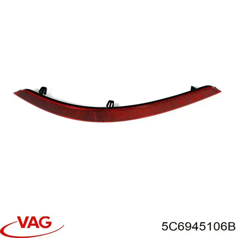 Comprar 5C6945106B VAG Reflector del parachoques trasero derecho