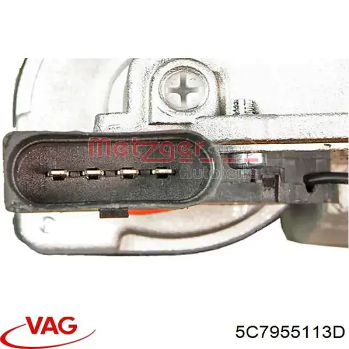 Motor del limpiaparabrisas VAG 5C7955113D