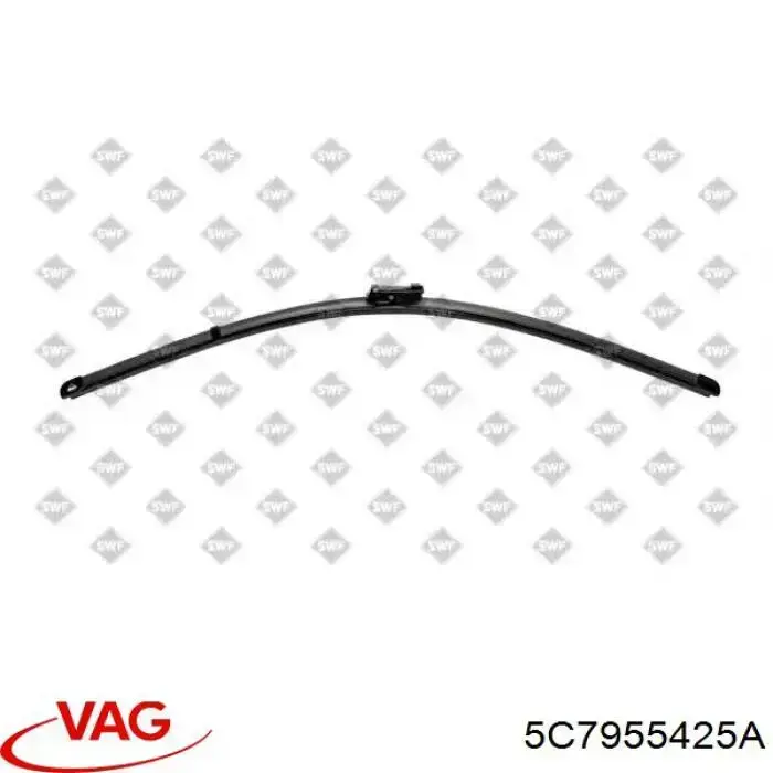 Escobilla del limpiaparabrisas del lado del conductor 5C7955425A VAG
