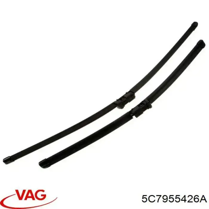 Comprar 5C7955426A VAG Escobilla del limpiaparabrisas del lado del pasajero