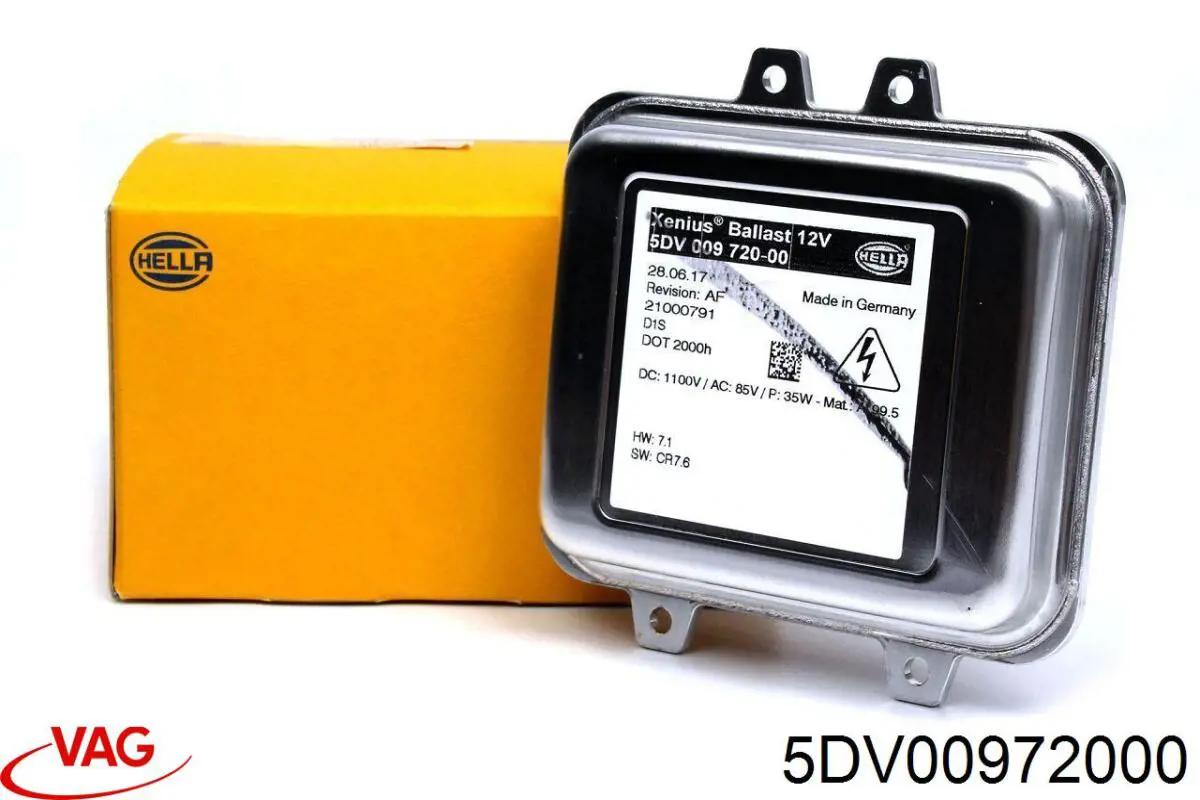 Centralita, faros xenon 5DV00972000 VAG