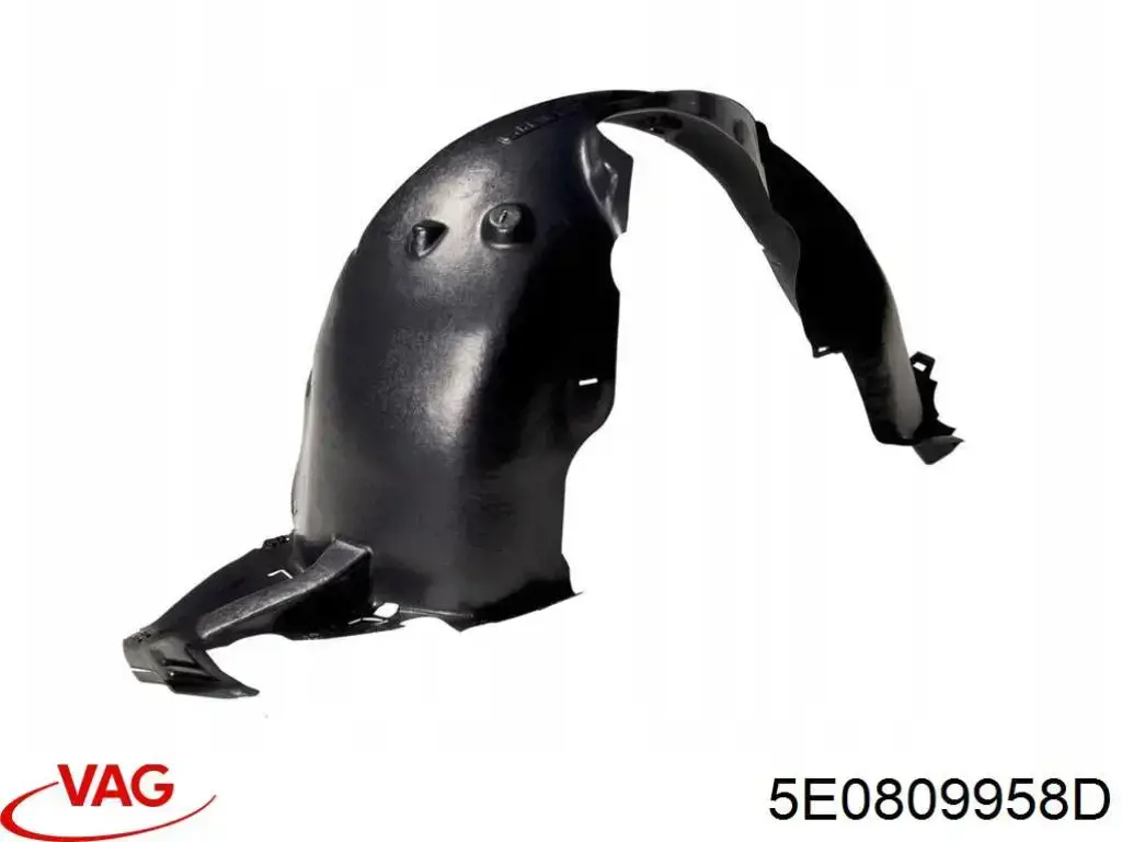 5E0809958D VAG Paso rueda delantero derecho