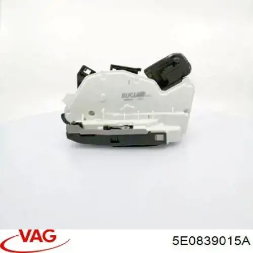 Cerradura de puerta trasera izquierda 5E0839015A VAG