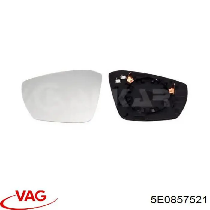 Comprar 5E0857521 VAG Cristal de espejo retrovisor exterior izquierdo