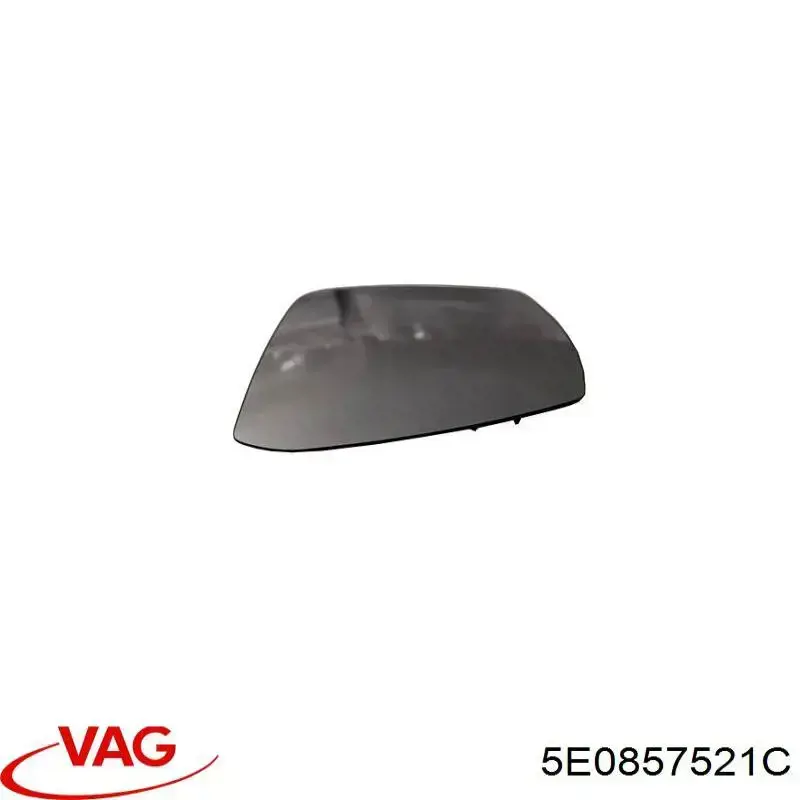 Cristal de espejo retrovisor exterior izquierdo VAG 5E0857521C precio, desde 12,08 EUR