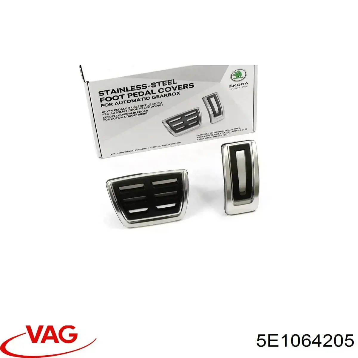 Revestimiento de pedal, juego 5E1064205 VAG