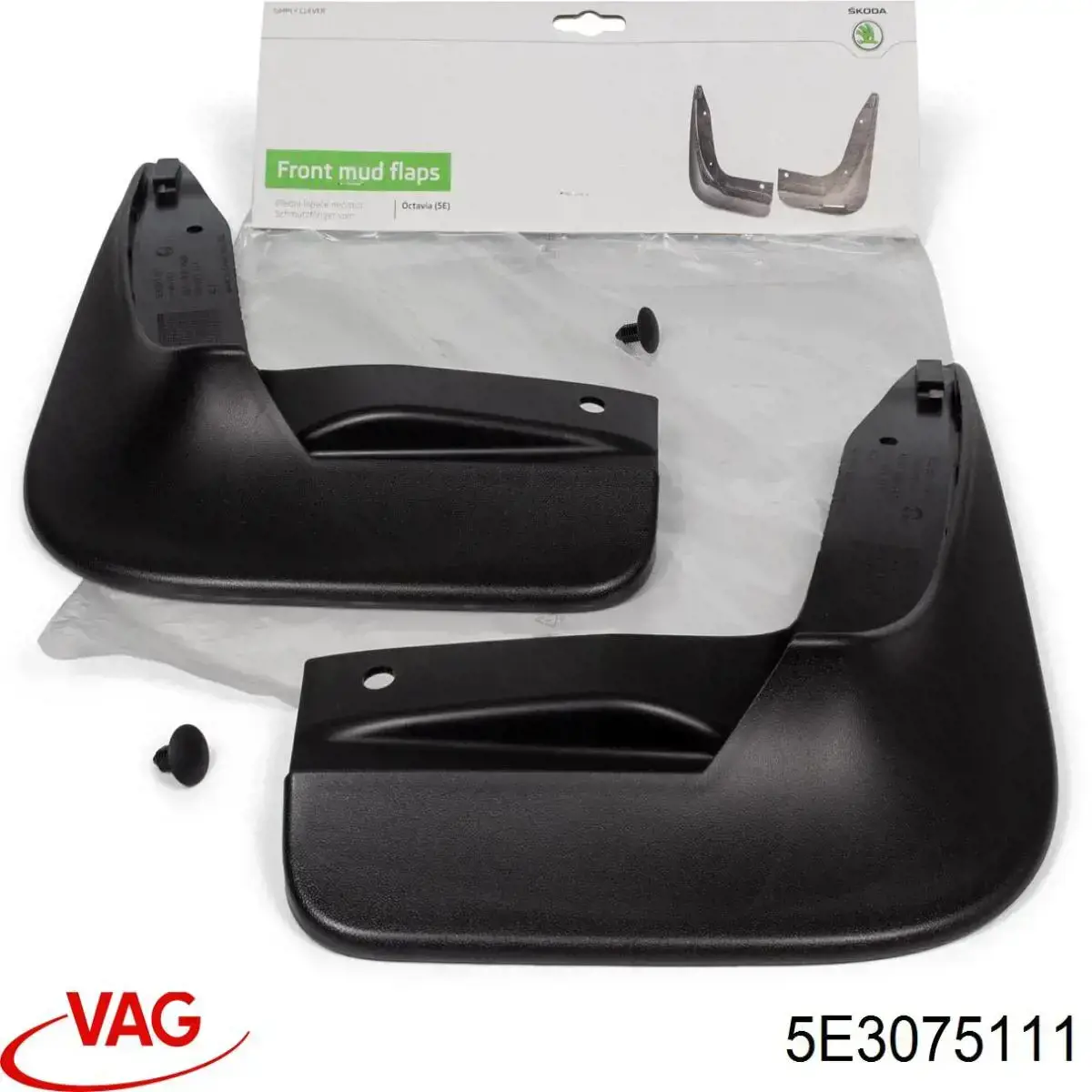 Juego de faldillas guardabarro delanteros Skoda Octavia IV A8 hatchback (NX3, NN3, PV3) (2020 - 2026) precio, desde 32,58 USD