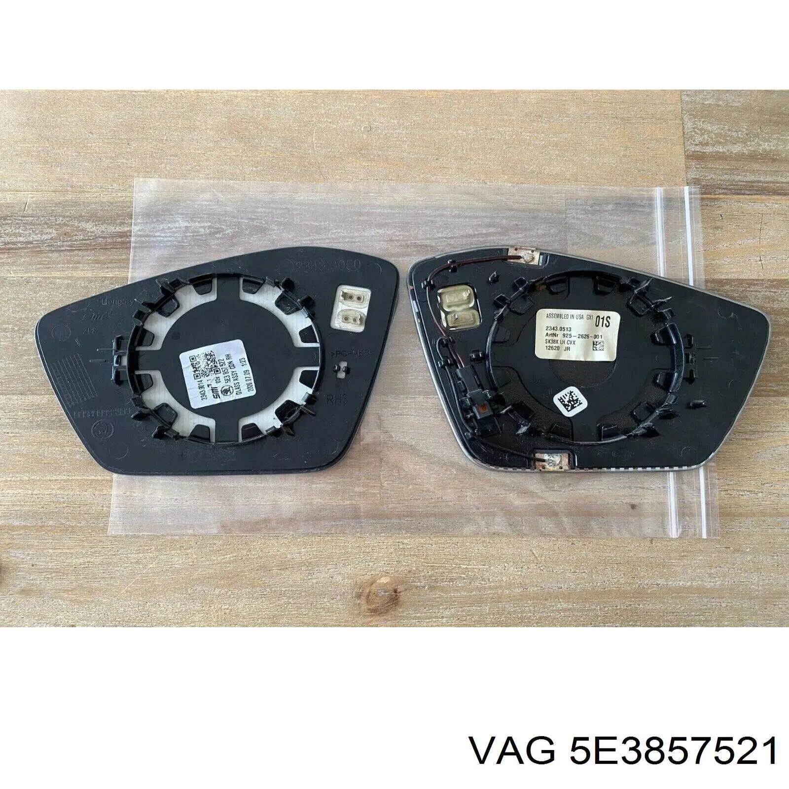 Comprar 5E3857521 VAG Cristal de espejo retrovisor exterior izquierdo