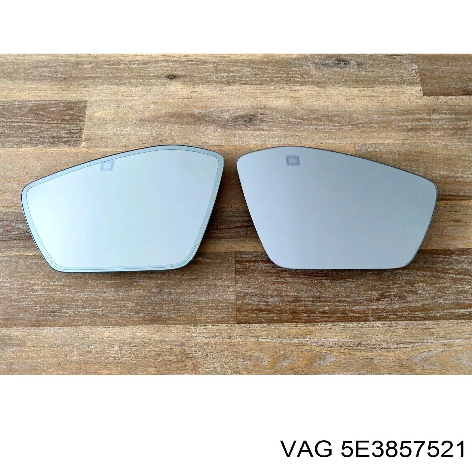5E3857521 VAG Cristal de espejo retrovisor exterior izquierdo