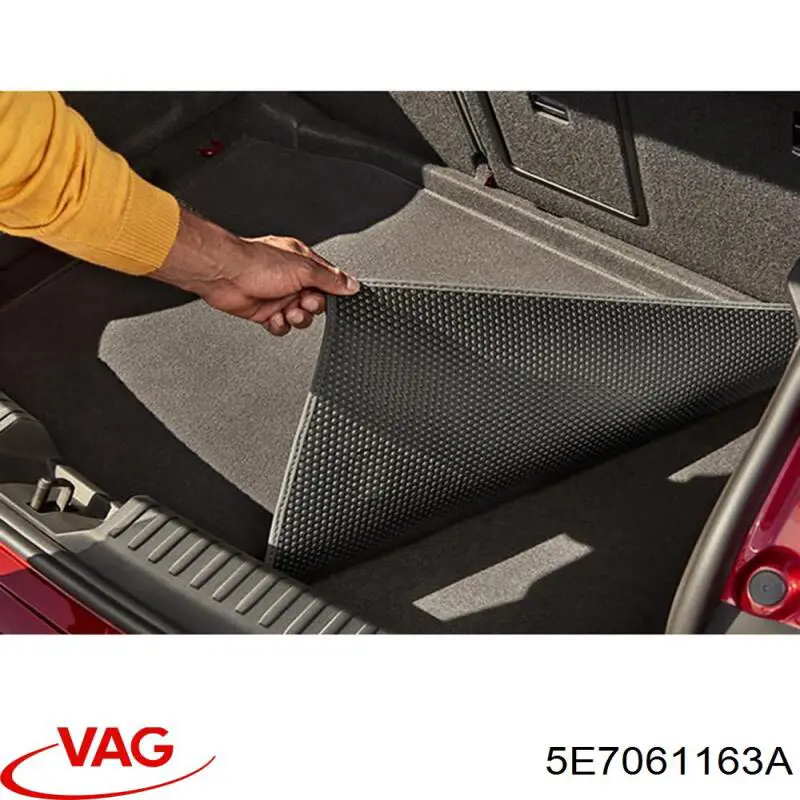 Alfombrilla del maletero 5E7061163A VAG