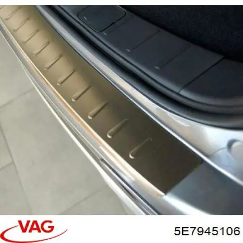 Deflector parachoques trasero derecho VAG 5E7945106 precio, desde 16,70 EUR