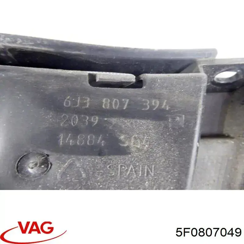 Comprar 5F0807049 VAG Guía del parachoques delantero izquierda
