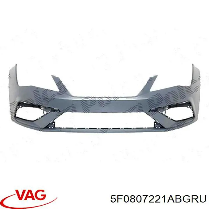 5F0807221AB VAG Paragolpes delantero