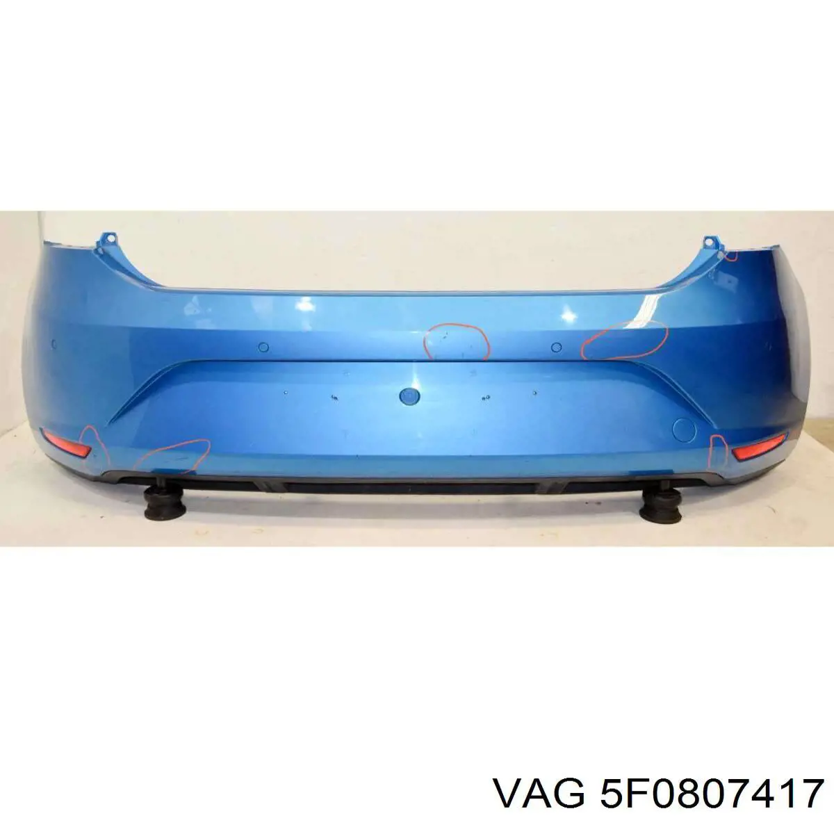 5F0807417 VAG Defensa trasero