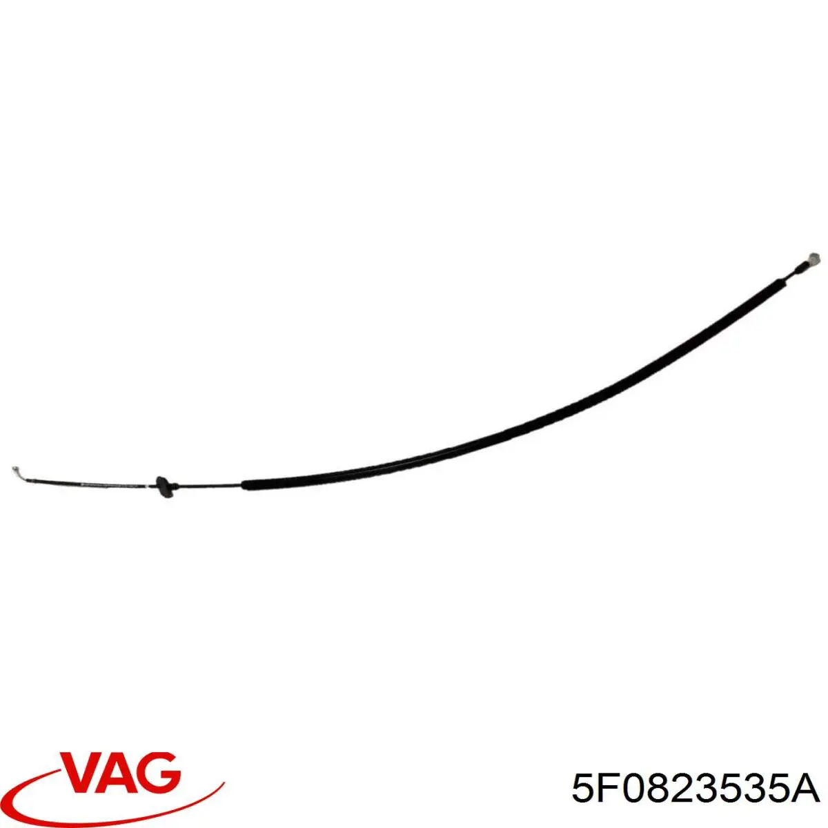 5F0823535A VAG Cable de apertura del capó trasero
