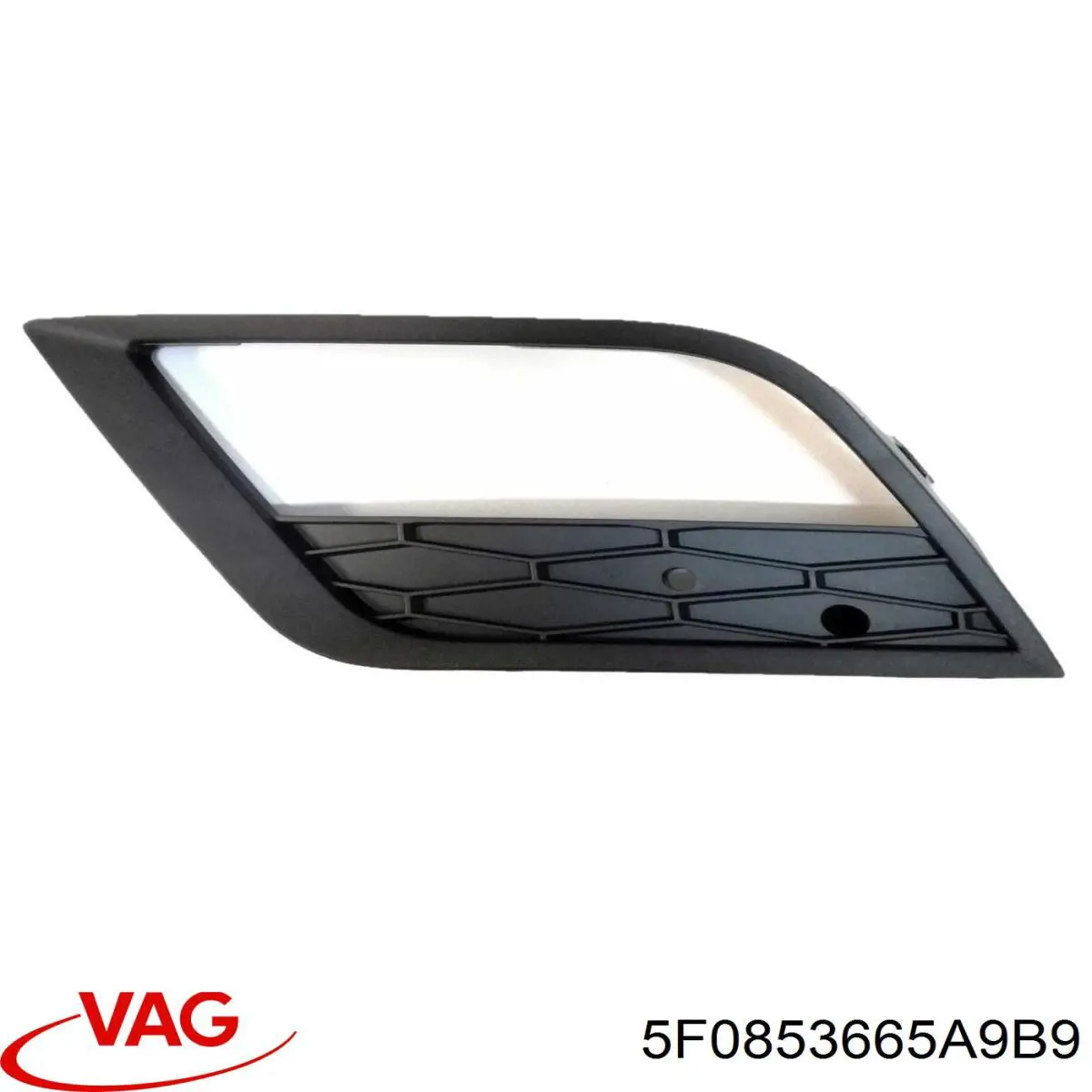 5F0853665A9B9 VAG Rejilla izquierda del parachoques delantero