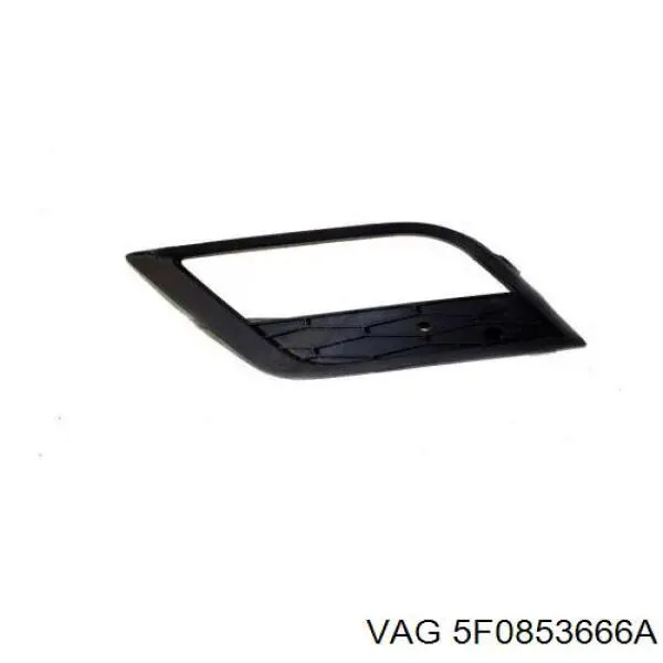 Rejilla derecha del parachoques delantero VAG 5F0853666A precio, desde 21,80 EUR