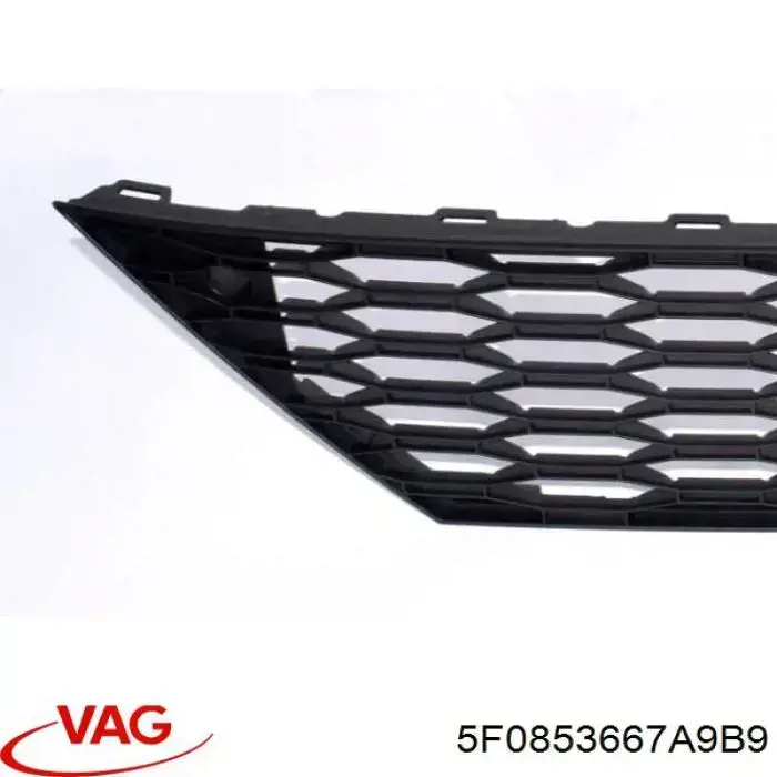 Rejilla delantera VAG 5F0853667A9B9 precio, desde 33,61 EUR