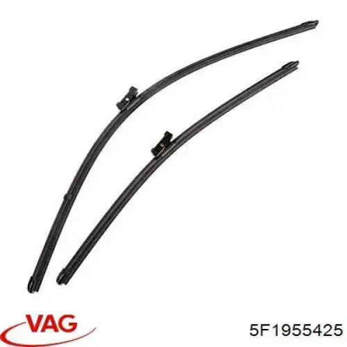 Escobillas de limpiaparabrisas delanteras VAG 5F1955425
