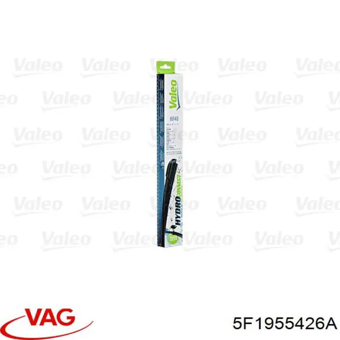 Comprar 5F1955426A VAG Juego de escobillas de luna delantera, 2 piezas