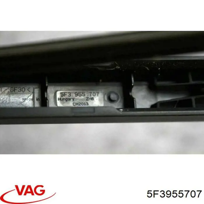 Comprar 5F3955707 VAG Brazo del limpiaparabrisas, trasero