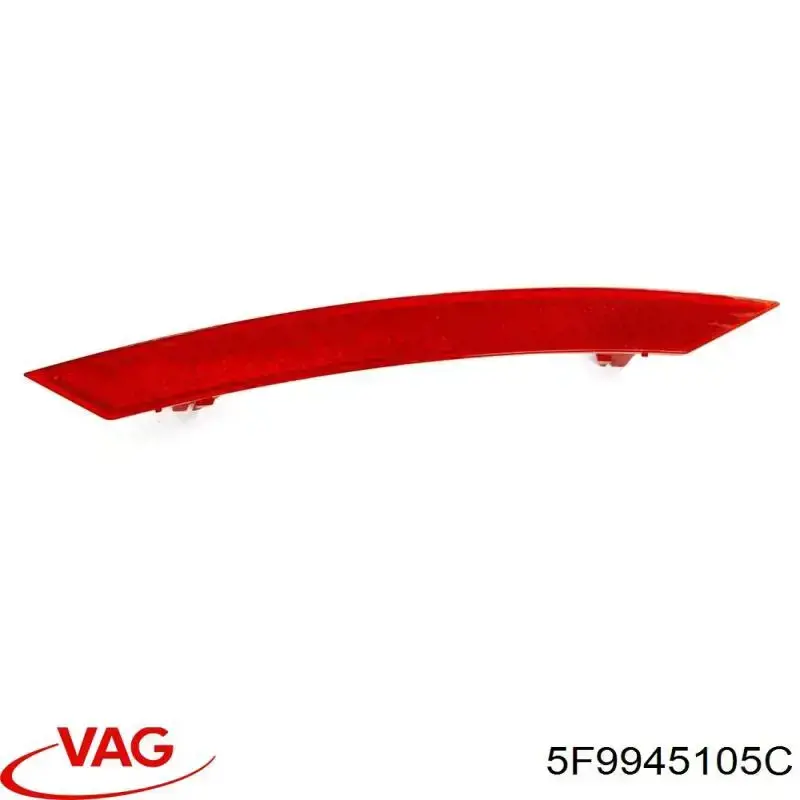 Comprar 5F9945105C VAG Reflector trasero izquierdo del parachoques