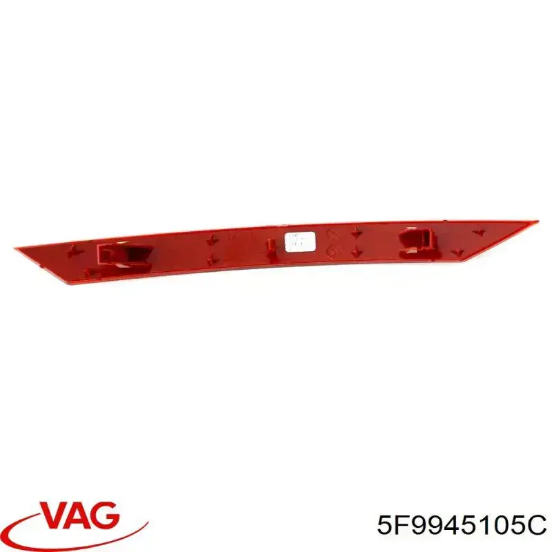 5F9945105C VAG Reflector, trasero, izquierdo