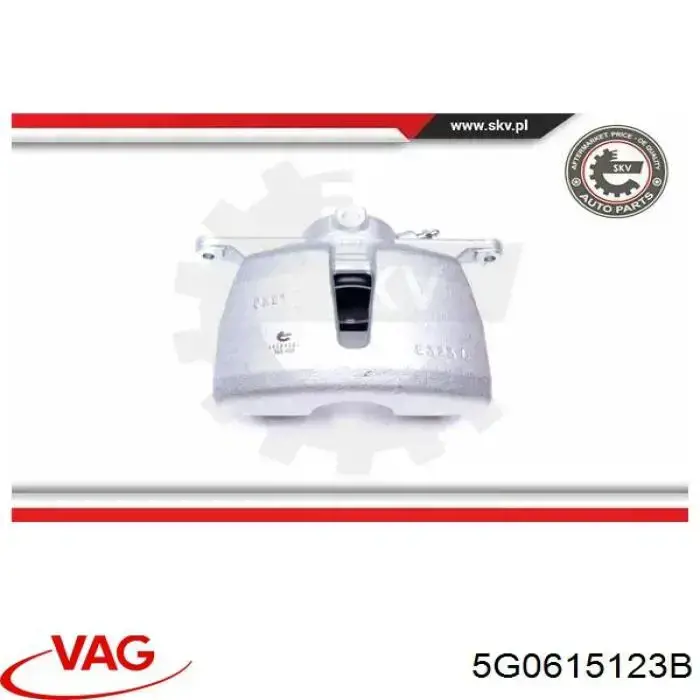 Pinza de freno delantera izquierda 5G0615123B VAG