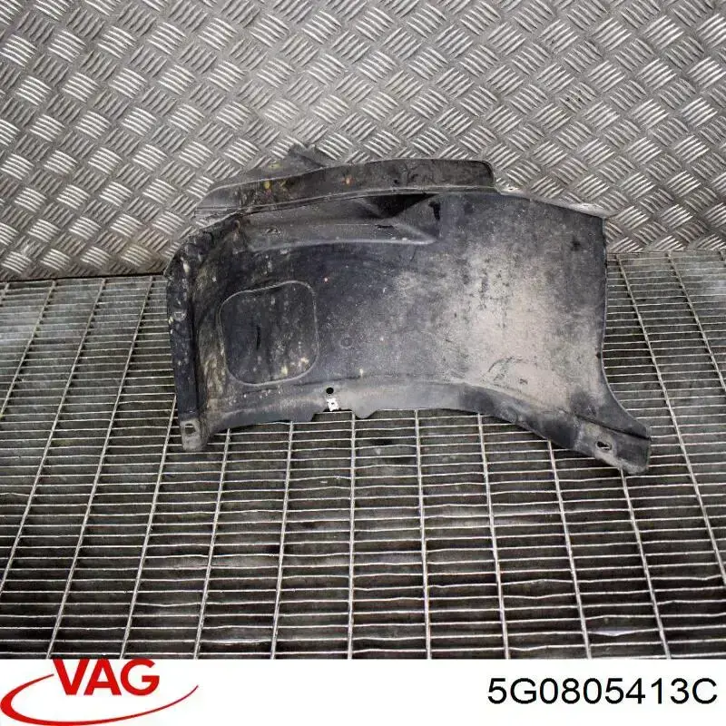Tapa de guardabarros delantero izquierdo VAG 5G0805413C