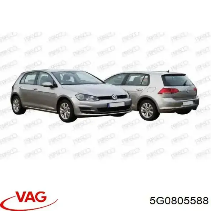 Panel de soporte del radiador y montaje de faros VAG 5G0805588 precio, desde 57,22 EUR