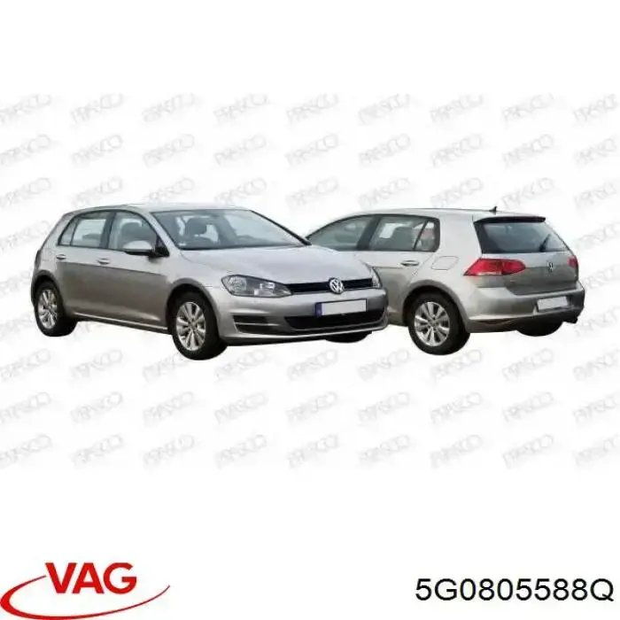 Panel de soporte del radiador y montaje de faros VAG 5G0805588Q precio, desde 57,22 EUR