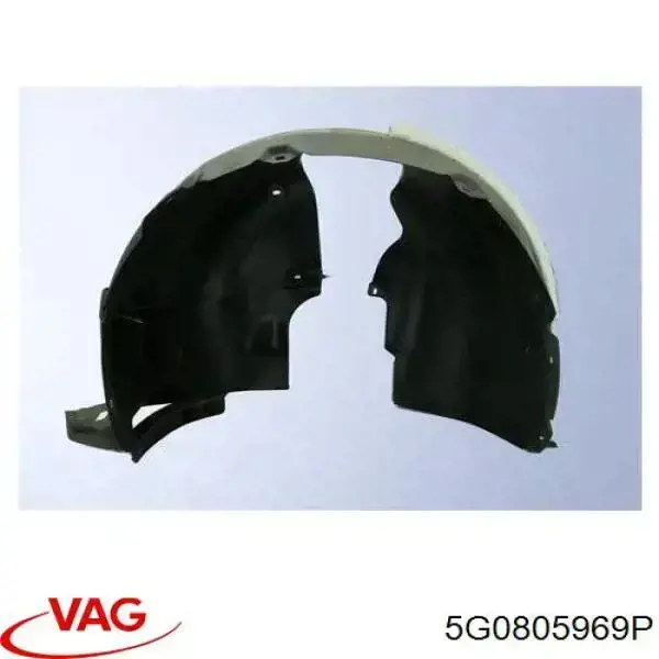 5G0805969P VAG Paso de rueda delantero izquierdo trasero