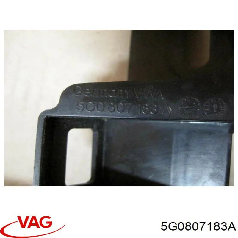 5G0807183A VAG Soporte exterior izquierdo del parachoques delantero