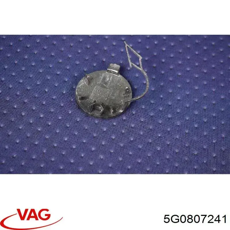 5G0807241 VAG Cobertura de parachoques, enganche de remolque, delantera 
