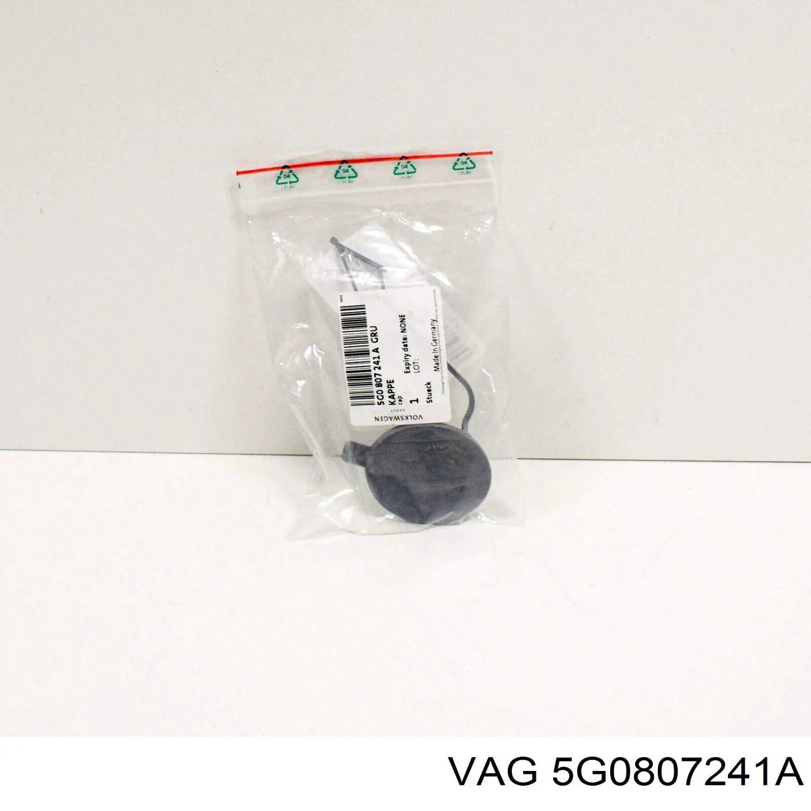 5G0807241A VAG Cobertura de parachoques, enganche de remolque, delantera 