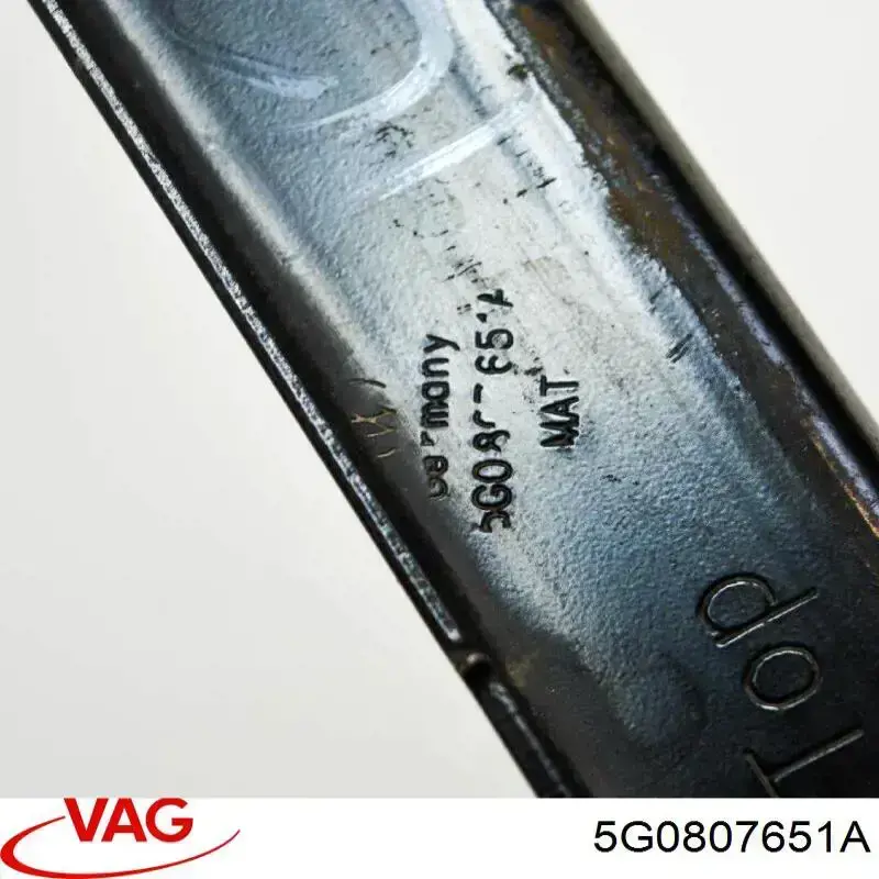 5G0807651A VAG Refuerzo parachoque delantero