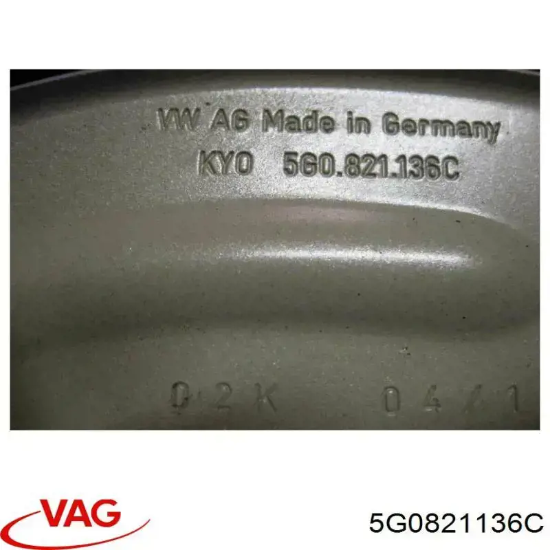 Soporte para guardabarros delantero, derecho delantero para Volkswagen Golf (BA5, BV5)