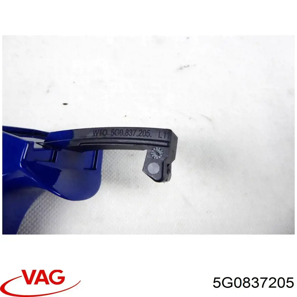 Soporte de manija exterior de puertas izquierdas 5G0837205 VAG