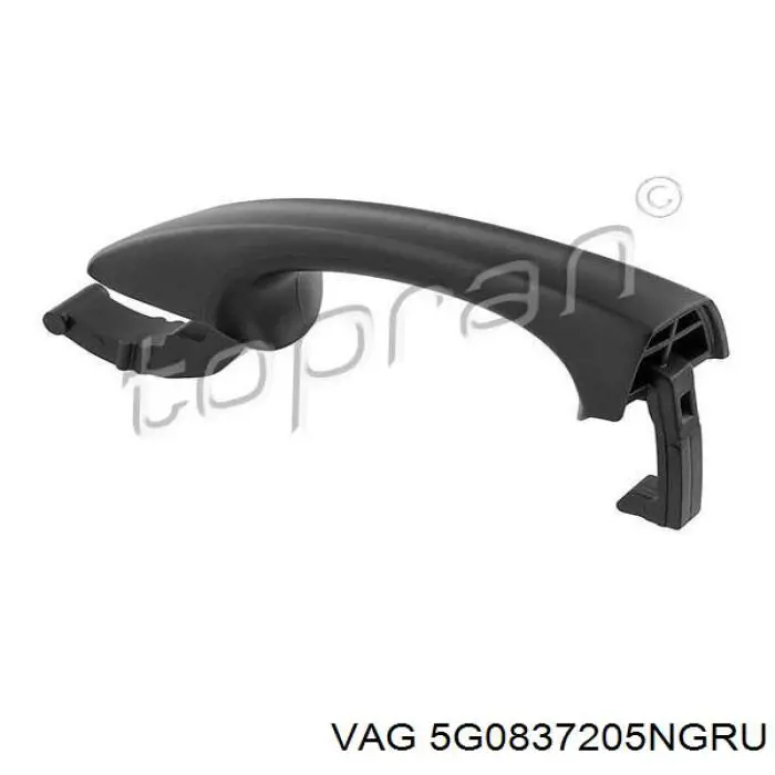 5G0837205NGRU VAG Manija exterior trasera izquierda