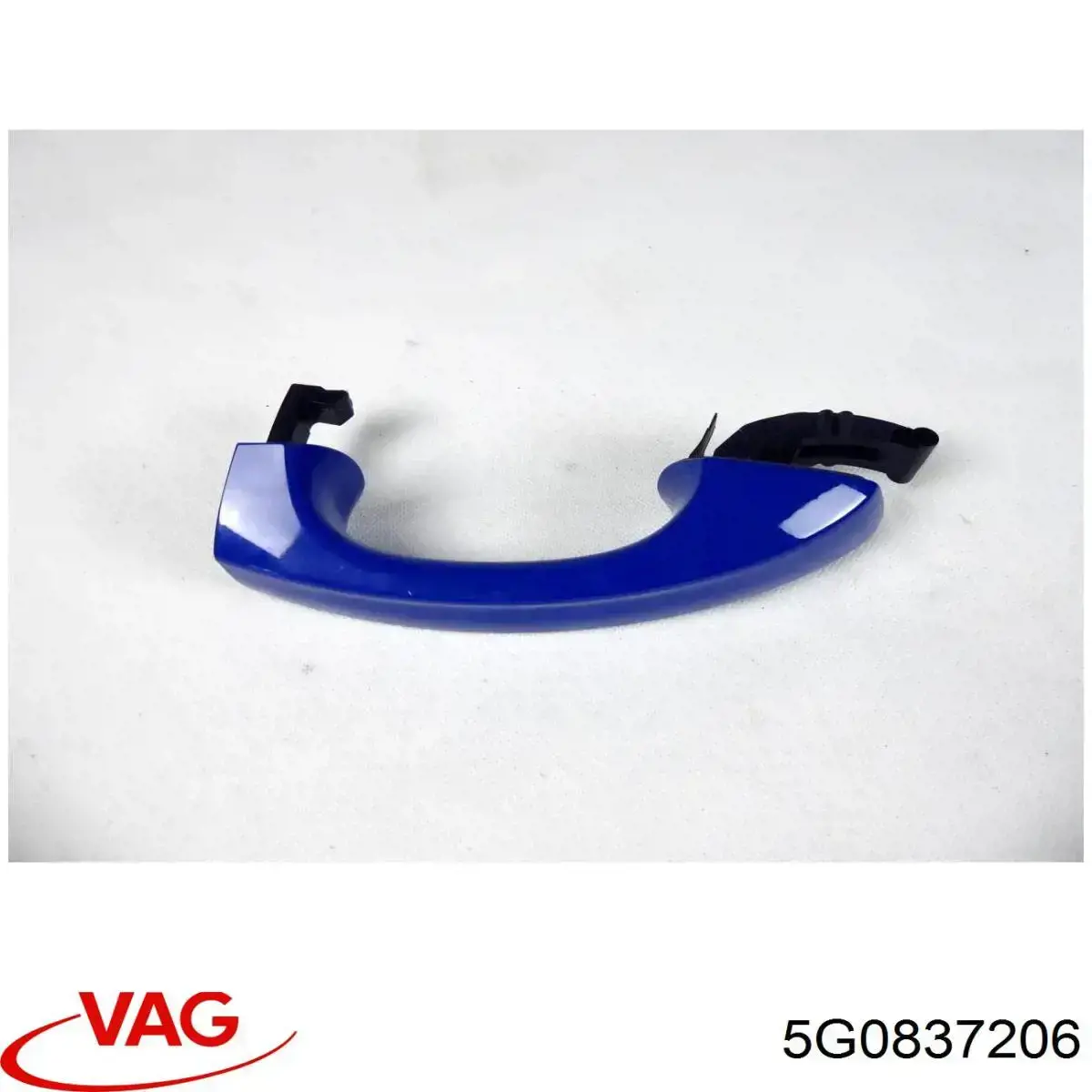 Manija exterior derecha de puerta trasera 5G0837206 VAG