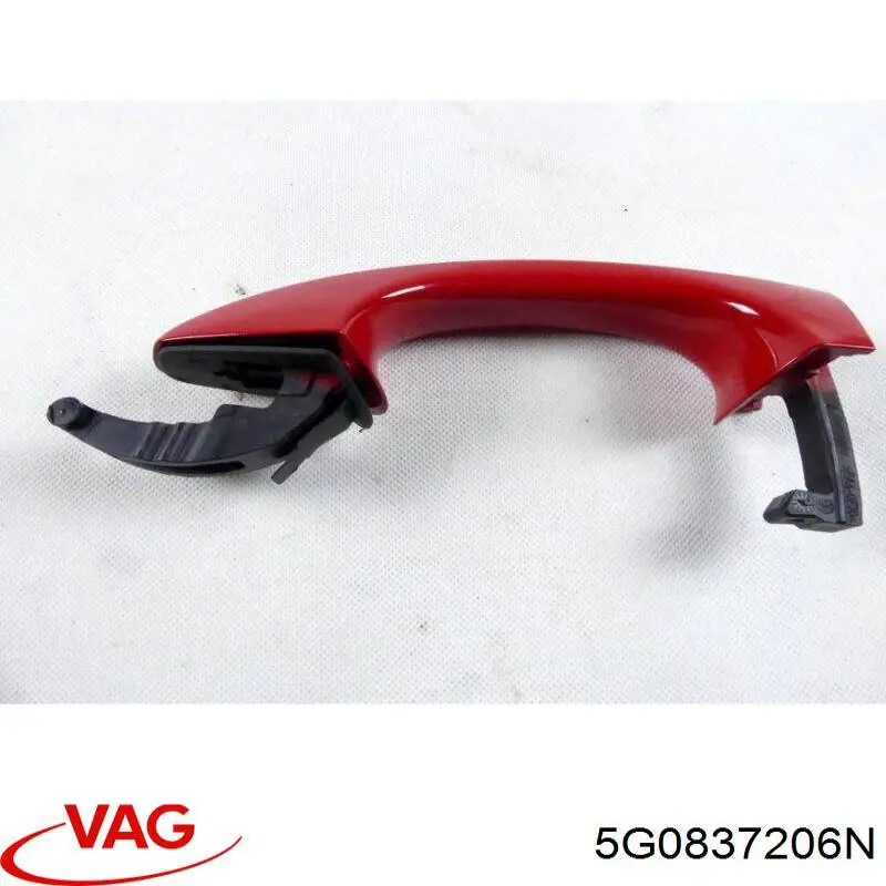 Tirador de puerta exterior derecho delantero/trasero VAG 5G0837206N