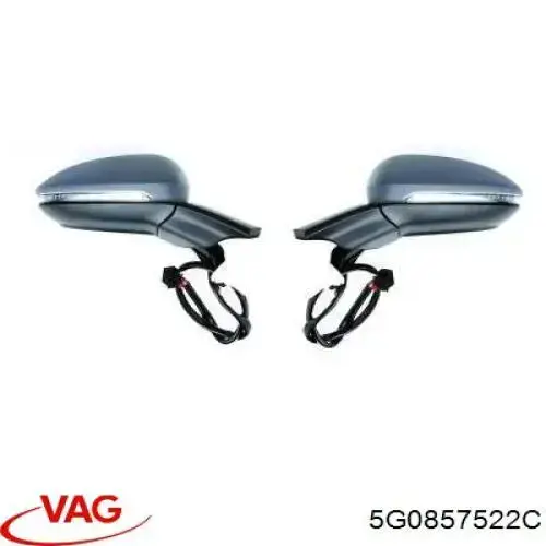 Comprar 5G0857522C VAG Cristal de espejo retrovisor derecho